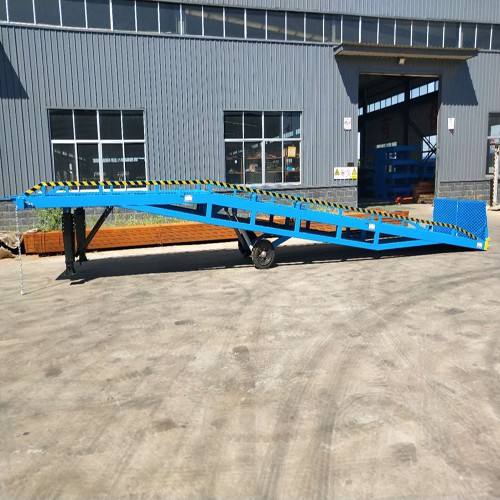 10t Electric Adjustable Forklift Container Yard Ramp Leveler