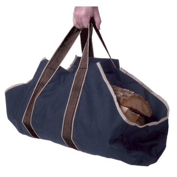 Eldstad Handskar Canvas Log Tote Bellow Coal Hod