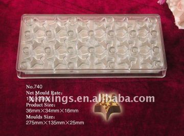 C740 DIY plastic mould /chocolate mould /custom chocolate moulds