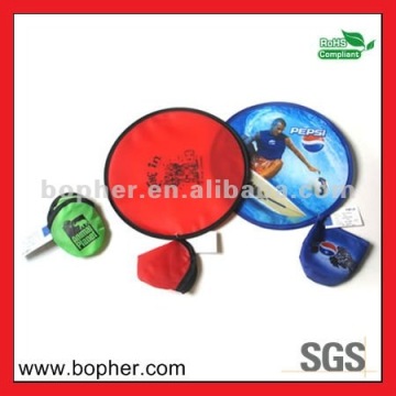 foldable cloth frisbee with pouch