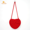 Borsa a mano da donna in crochet fatta a mano