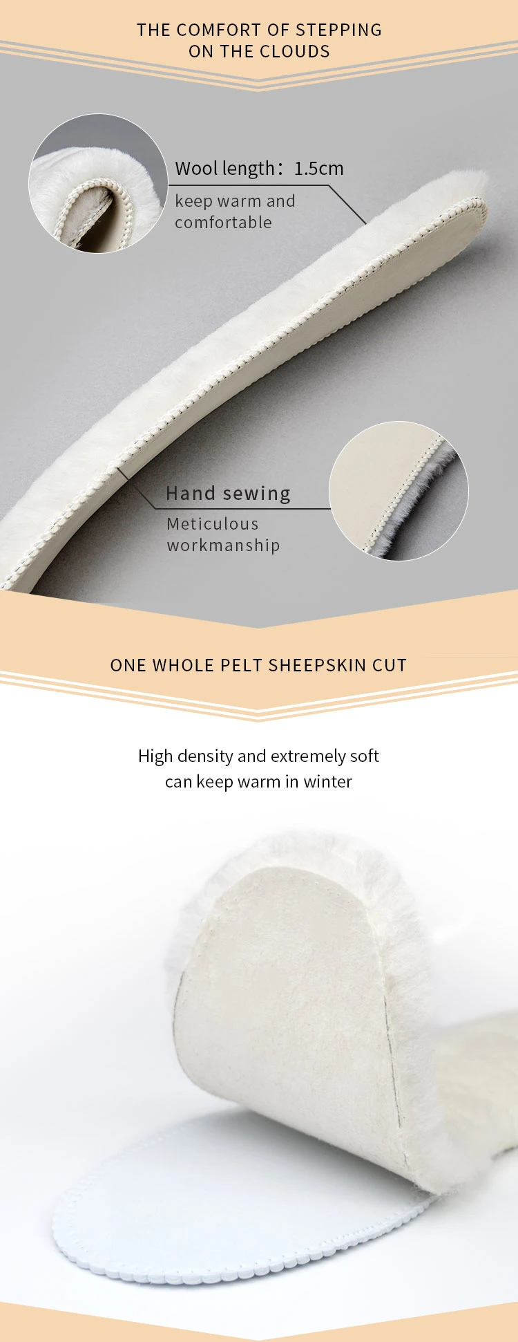Sheepskin Insoles for Boots