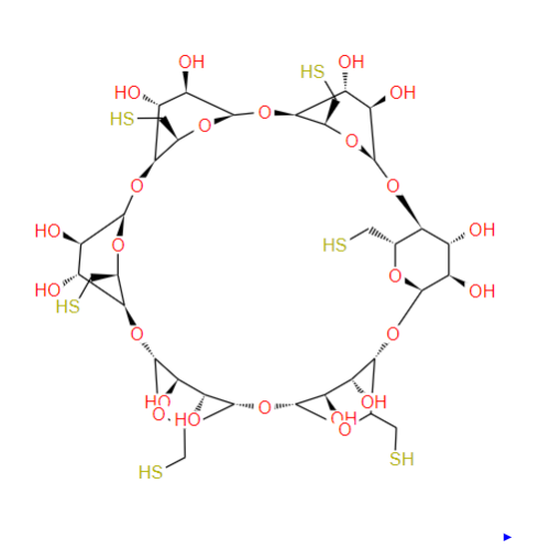 Hexakis- (6-mercapto-6-deoxy) -α-κυκλοδεξτρίνη CAS: 180839-60-5