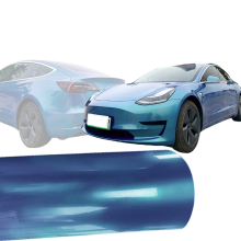 Magic Peacock Green Car Wrap