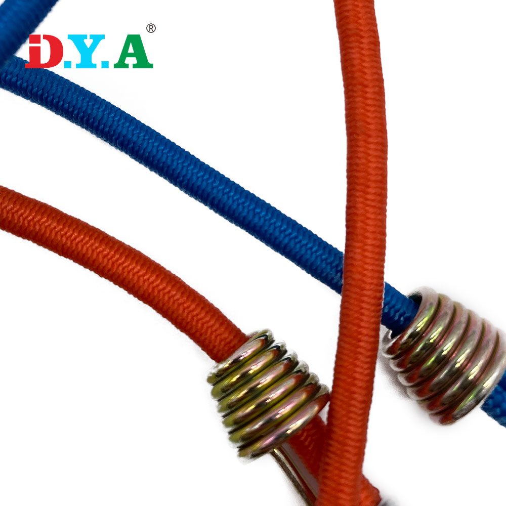 Wholesale high quality bungee cord elastic rope with metal hook