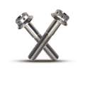 GR5 Titanium hex bolts pour moto