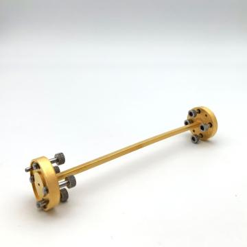 WR6 110 to 170GHz MMW waveguide straight, bend, gold plated
