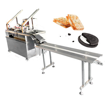 Chocolate Cream Button Biscuits Sandwich Cookie Maker Machine for Small Business