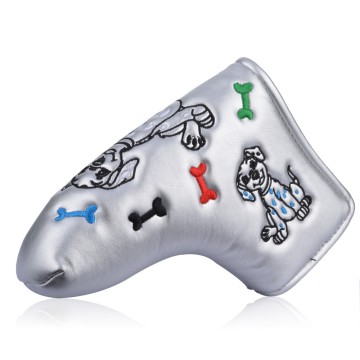 Custom golf iron headcover 3D embroidery golf Putter cover