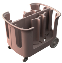 Plate Moving Caddies, rotomould plastic plate caddies(4 Dividers)