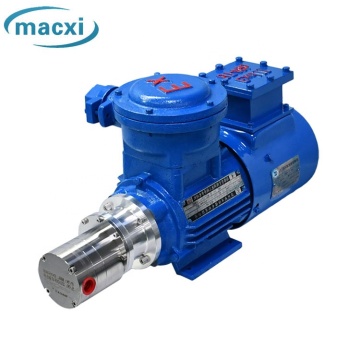 Magnetically coupled gear pumps with electro-magnetic
