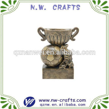 Resin soccer cup trophy award