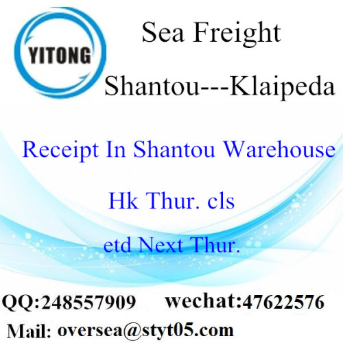 Shantou Port LCL Consolidation to Klaipeda