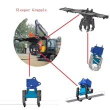 Railway Sleeper Grapple for Handling