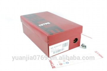 Paper Material and Accept Custom Order luxury leather shoe box