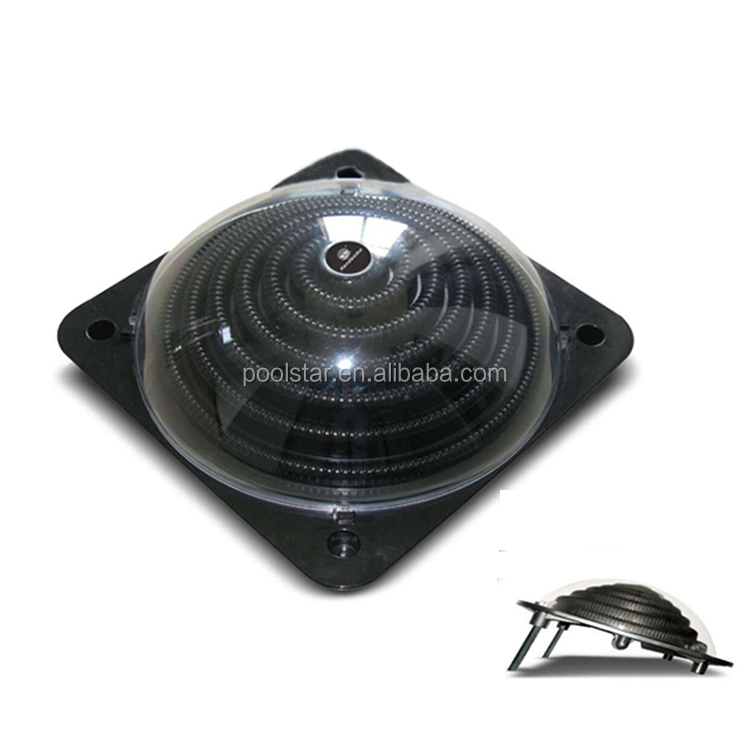 Black Weatherproof Swimming Pool Heating System Solar Collectors 20' Long Solar Panels Kit for Pool Warm