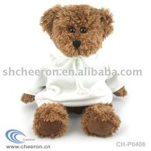 Soft toy teddy bear, plush bear, stuffed bear in T-shirt