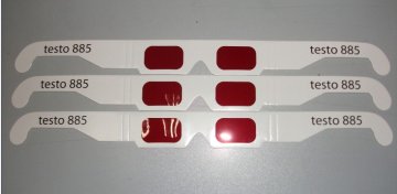 Red Red Decoder Glasses,blue Blue Decoder Glasses, Decode 3d Glasses Decoder Paper Decoder