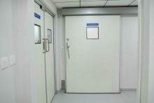 Anti-radiation steel clean door