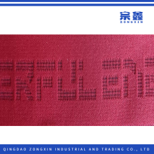 Solid Red Textured Jacquard Elastic Webbing