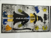 Christmas &halloween window decal gel sticker Custom Window Gel Stickers; House Window Sticker