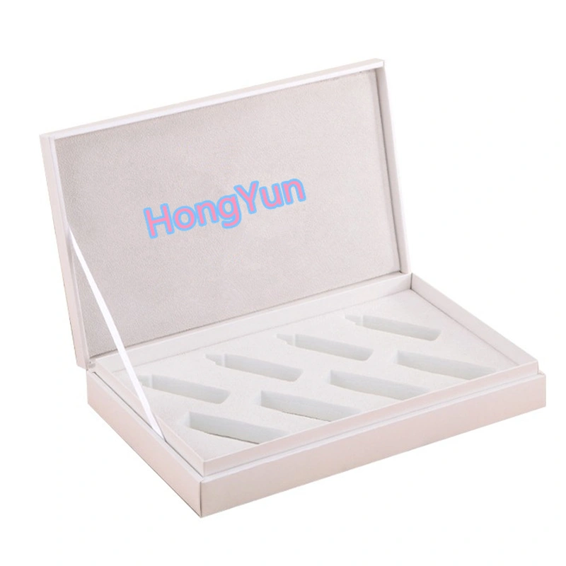 Custom Luxury Skincare Cosmetics Cardboard Paper Packaging Box UV and Silver Foil Flat Packed