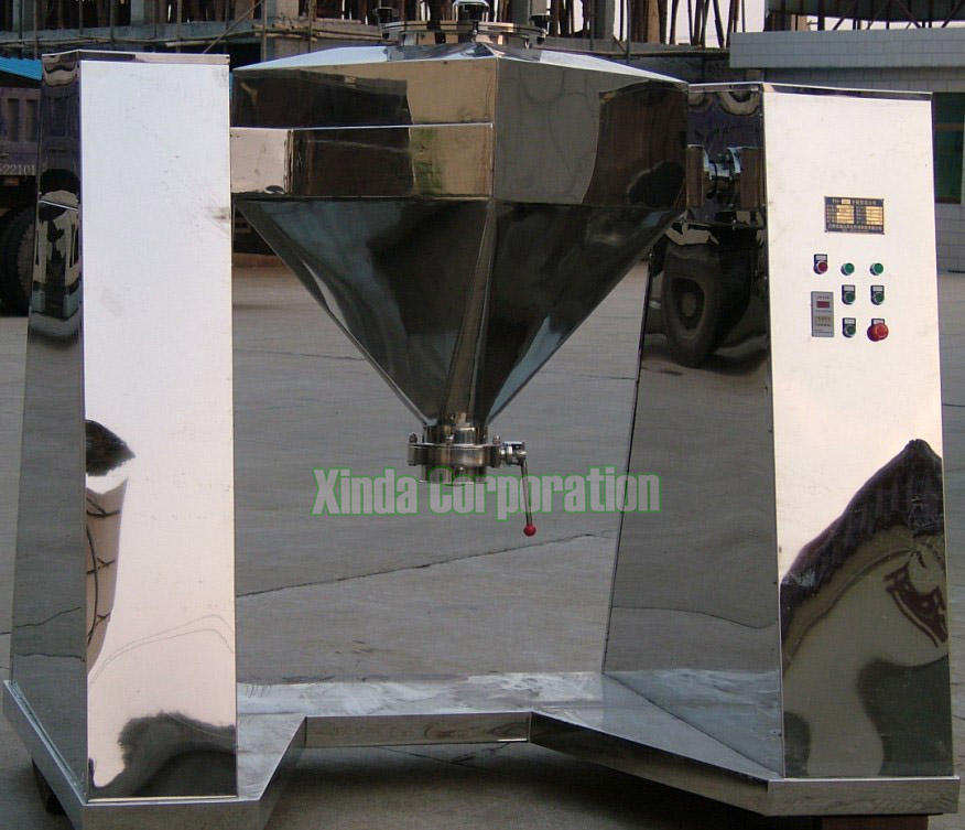 Square Cone Chemical Food Powder Mixing Machine