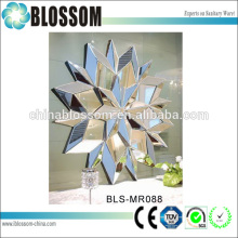 decoration sunburst wall art carved mirror edging