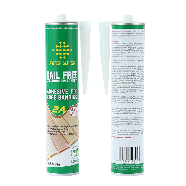 good quality No More Nails construction adhesive ECO friendly formula ecru white Liquid Nails