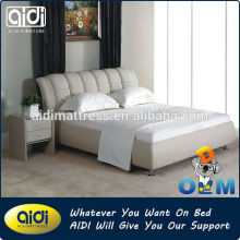 Best Sale Five Star Hotel Project Leather Bed,Luxury Hotel Leather Bed