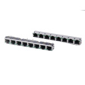 EMI 1X8P가 있는 LED로 차폐된 RJ45Jack