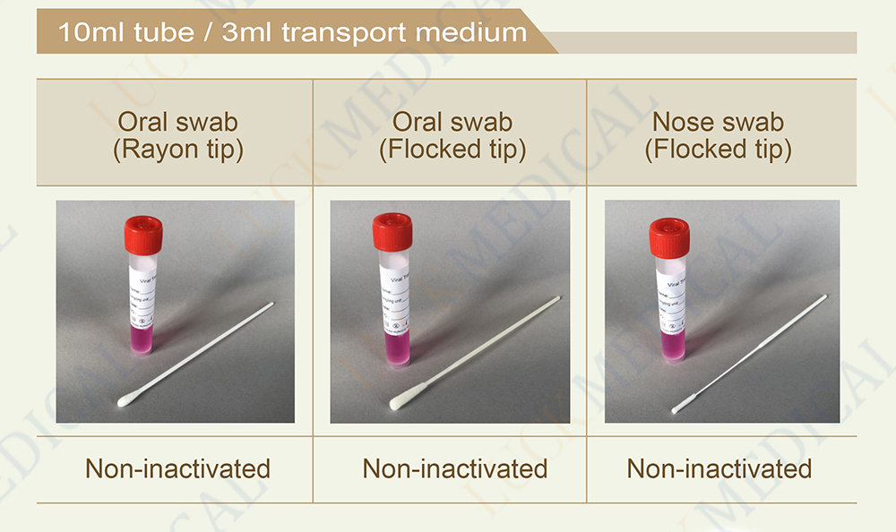 Nicht inaktives Fläschchen-Transportmedium 10 ml Non-inactive Vrial Transport medium 10ml