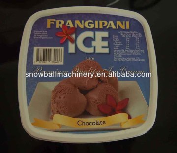 ice cream packaging PP box with lid