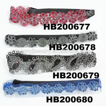 baby unique wide lace headband elastic wholesale