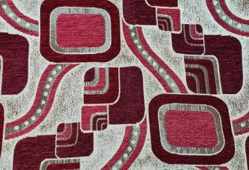 Polyester Jacquard Chenille Fabric for Sofa Cover