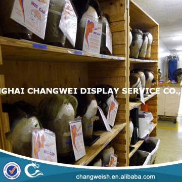 wood display,hair display stand