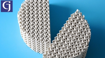 Cordierite honeycomb ceramic filter for heat exchanger