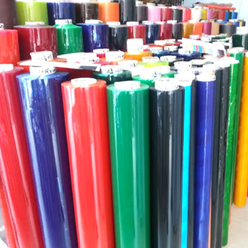 Film PVC biru lembut ramah lingkungan untuk produk tiup