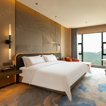 Solid Wood Five-Star Hotel Bedroom Furniture Set