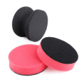 SGCB Car Hand Wax Applicator Pad Kit 3 Inch Dia Sponge Tire Dressing Applicator Pad with Grip Tire Shine Compound Applicator Pad