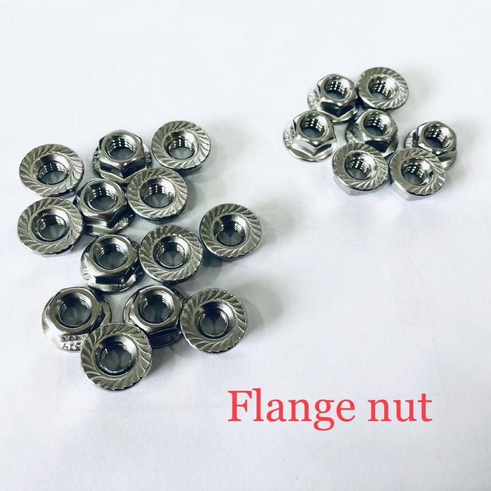 Din934 sợi ss304 flange nut