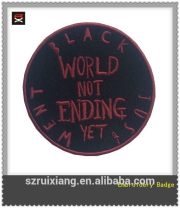 Special design garment woven patch/embroidery patch