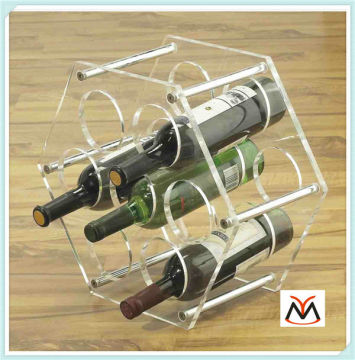 Yuemei acrylic wine holder,clear acrylic wine holder,acrylic display