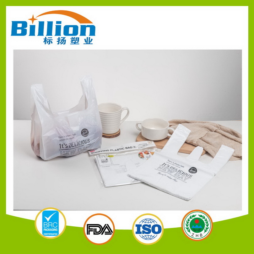 Plastic Bag with Drawstring Sack on a Roll Clear Recycling Trash Bags