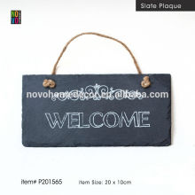 Rectangle cheap decorative welcom plaque