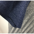 Camiseta gris de mangas cortas para hombres de cuello redondo