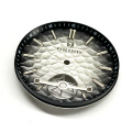 Custom waves Guilloche Fume watch dial