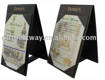 4''X6'' Table menu /table tent
