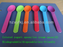 biodegradable ice cream spoon disposable yogurt spoons