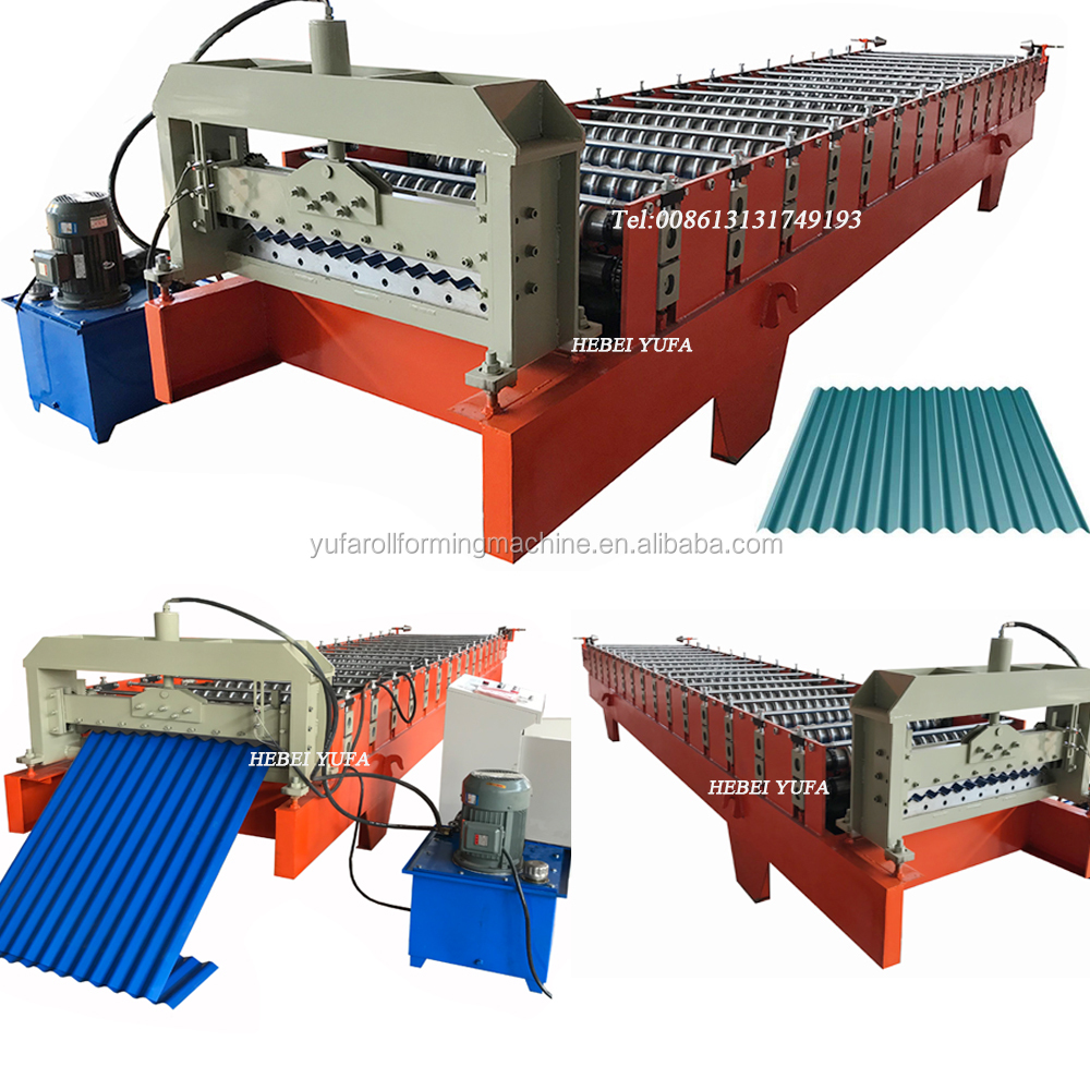 hot sale corrugated machine price for metal sheet types